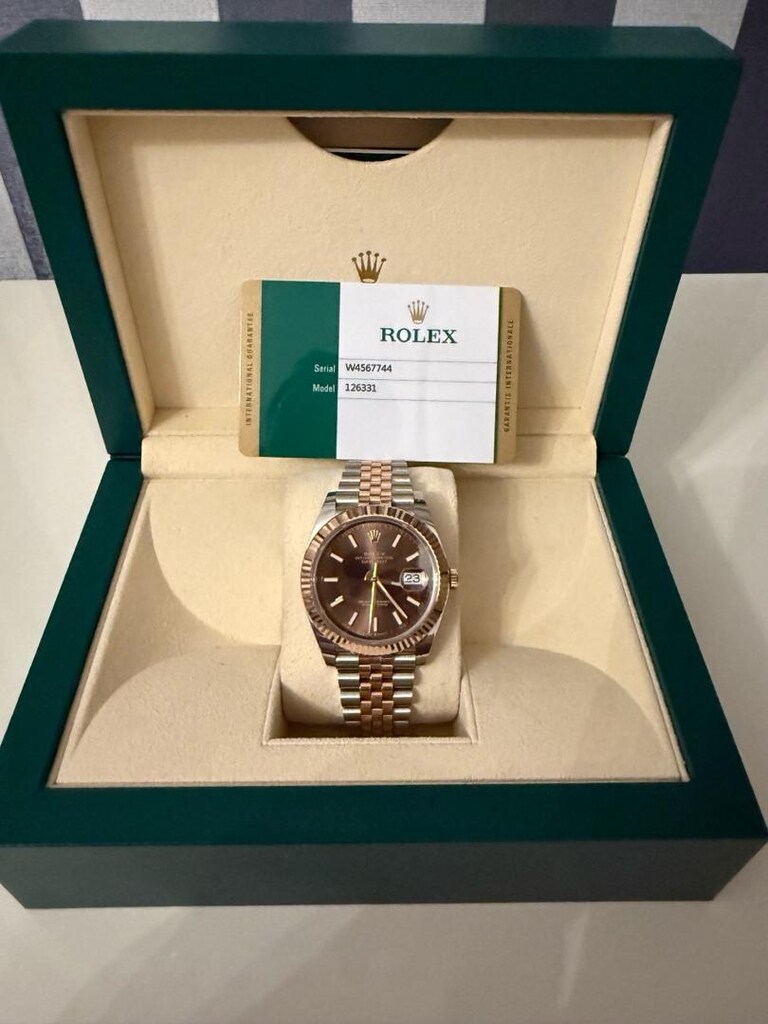 2018 chocolate kadran datejust 20.000 usd