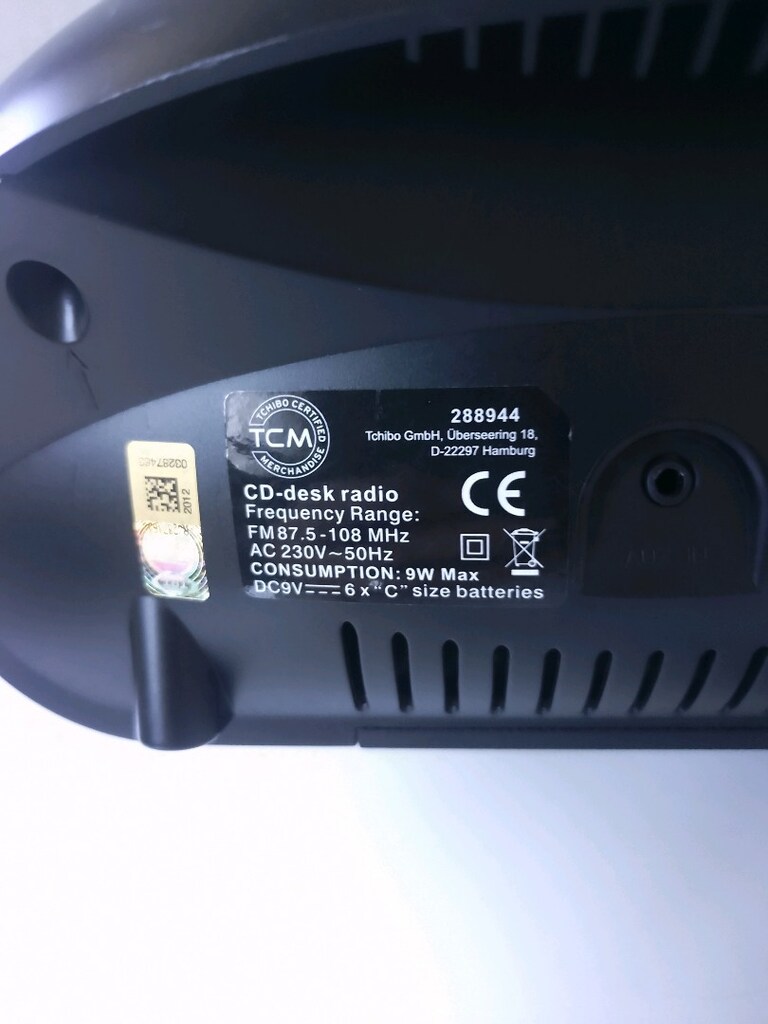 TCM TCHİBO Hamburg alman uretimi cd ve radyo - 3