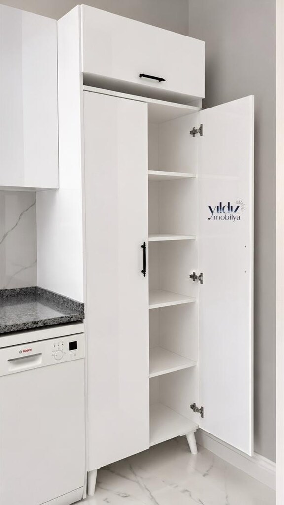 Buzdolabı Boşluğu için Mdf dolap Kiler Çok Amaçlı Mutfak Dolabı - 2
