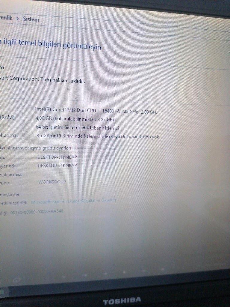 Toshıba Satellite Leptop - 4