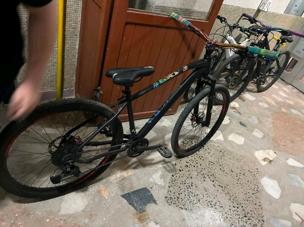 temiz modifiyeli 27,5 jant bisiklet 10 vites ayna kol hediye - 8