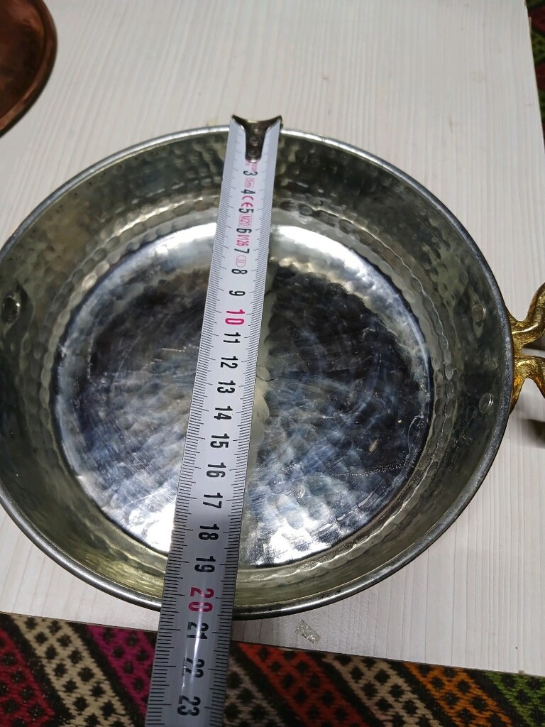 dövme Bakır Kapaklı tava - 4