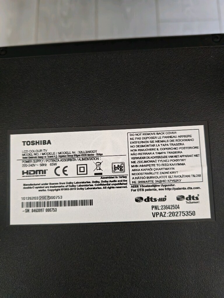 Toshiba LCD Tv - 5