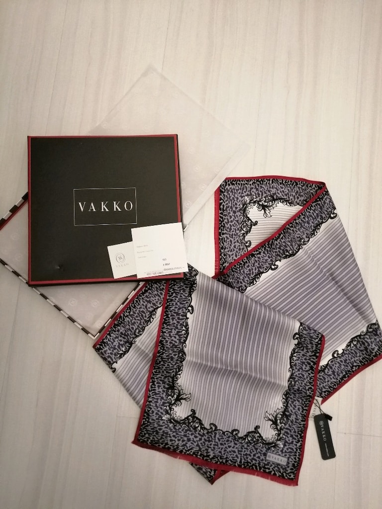 İpek fular sıfır Vakko - 2