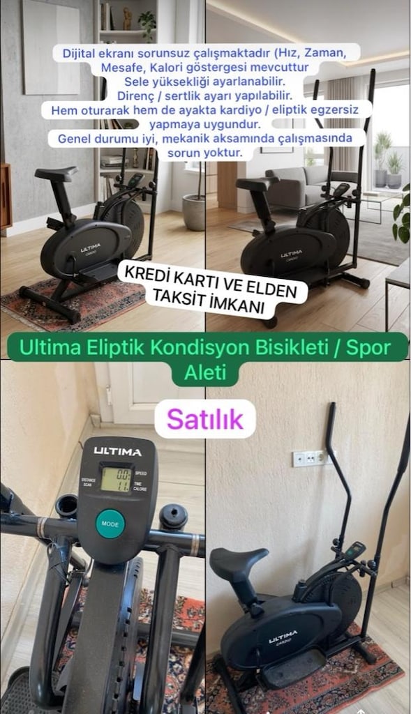 Ultima Eliptik Kondisyon Bisikleti / Spor Aleti - 2