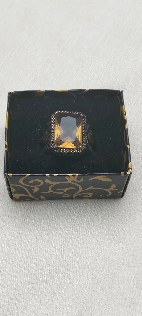 925 Ayar Gümüş Zultanit Taşlı Yaprak Motifli Erkek Yüzük – 12,5 Gram - 5