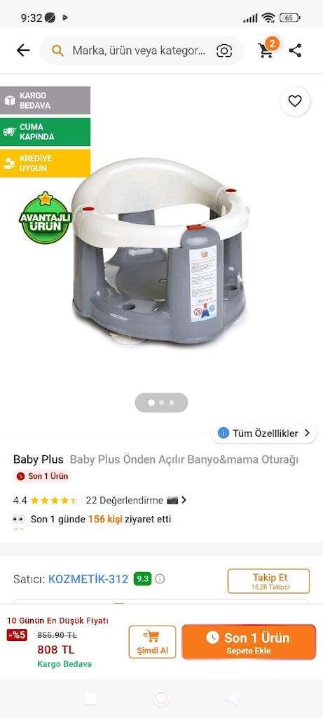 Banyo ve Mama oturağı - 5