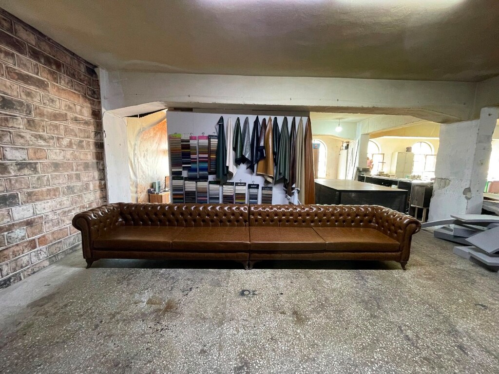 CHESTER KOLTUK, İMALATTAN, açıklamayı okuyun. 400cm özel deri - 3
