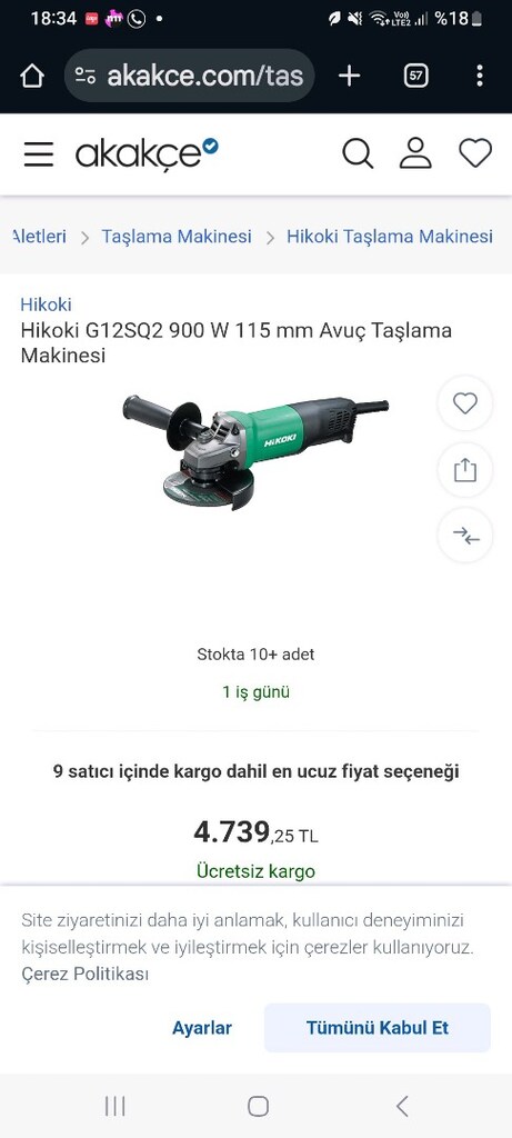 hitachi taşlama spiral. mandalli - 5