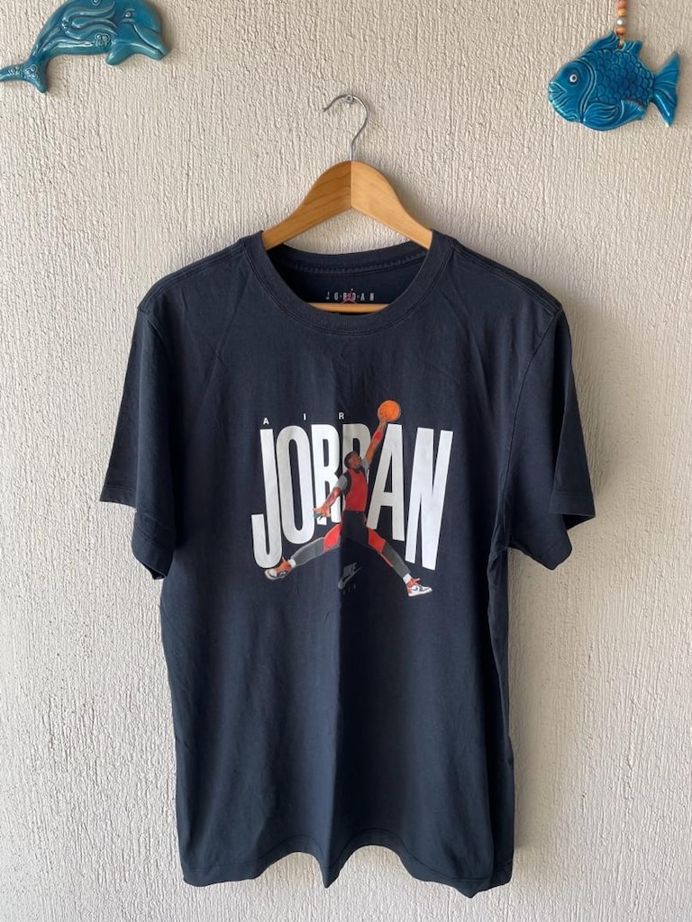 Orijinal Jordan Erkek Tişört %100 Pamuk - Az Kullanılmış