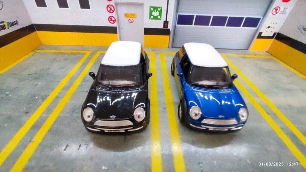 Mini Cooper S modeli metal diecast oyuncak araba - 6