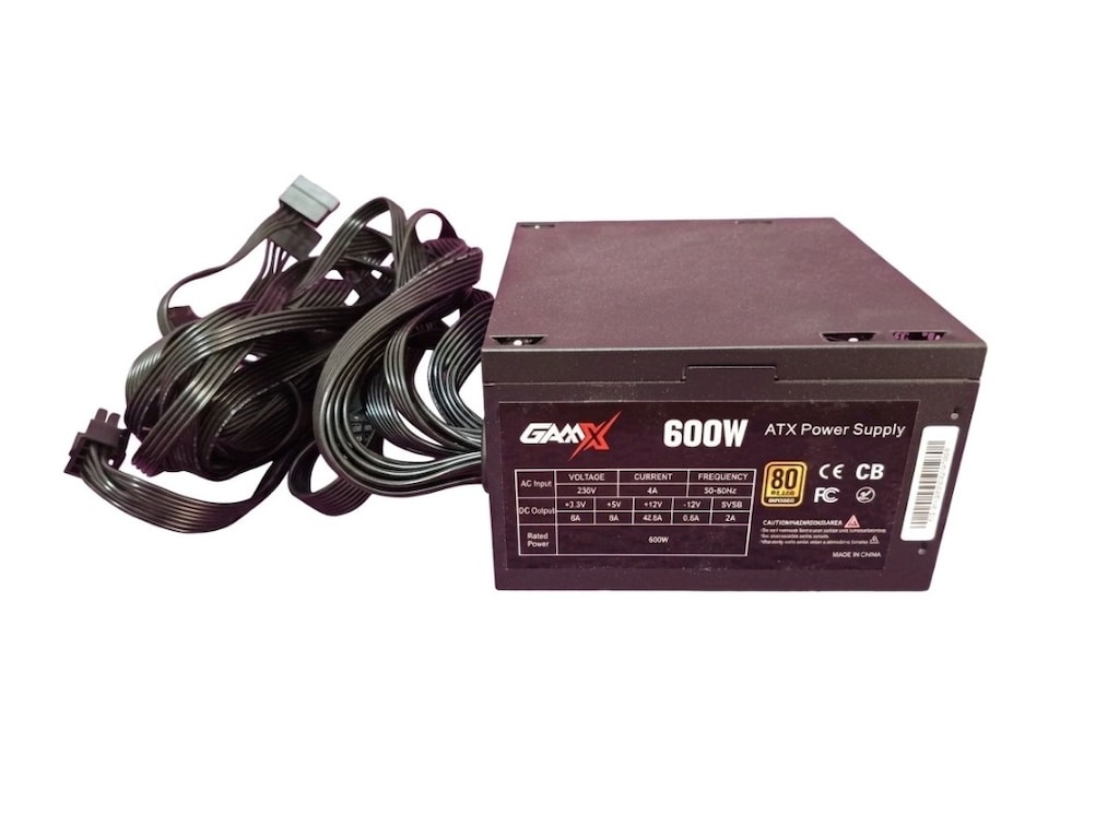 GAMX 600W ATX POWER SUPPLY - 2