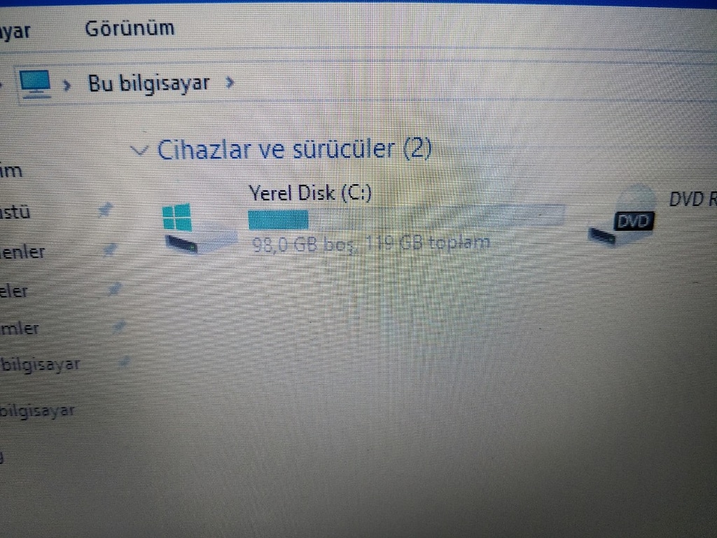 Lenovo dev ekran laptop i7 işlemci 8ram SSD li - 10