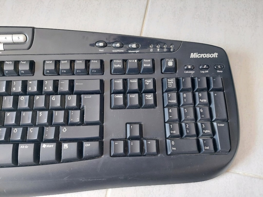 Microsoft Q türkçe klavye usbli - 2