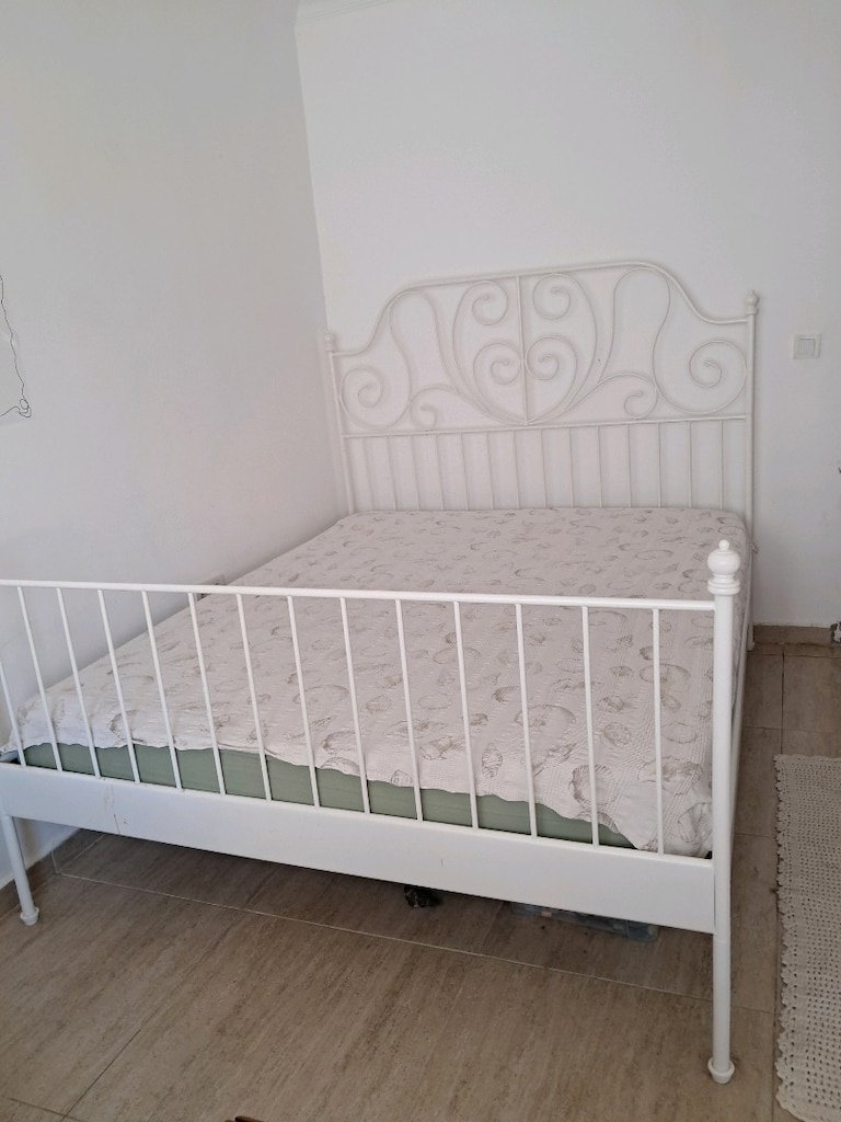 IKEA LEIRVIK Çift Kişilik Karyola + Latalar (160x200) + Yatak Hediye!