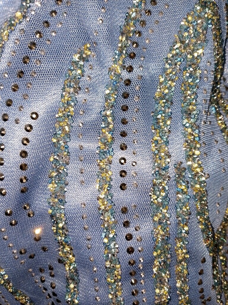 Mavi Renk Gece Elbisesi - 8