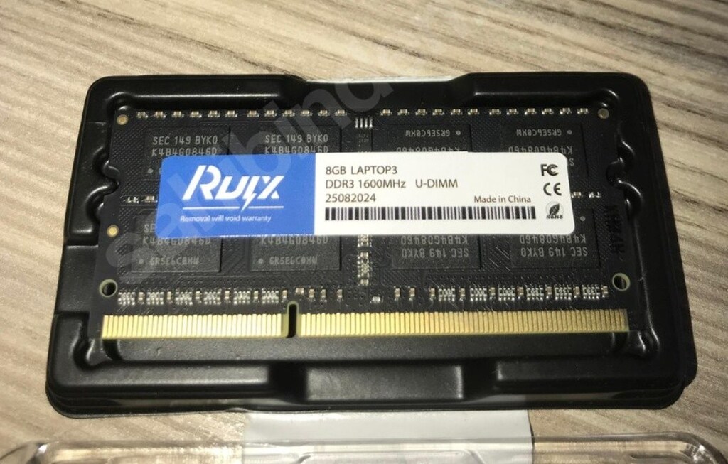 Nootbok Ram 1600Mhz 8 gb ddr3 - 3
