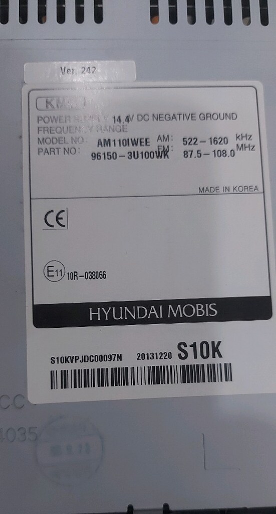 KIA SPORTAGE/HYUNDAI SES SISTEMI ORJINAL - 3