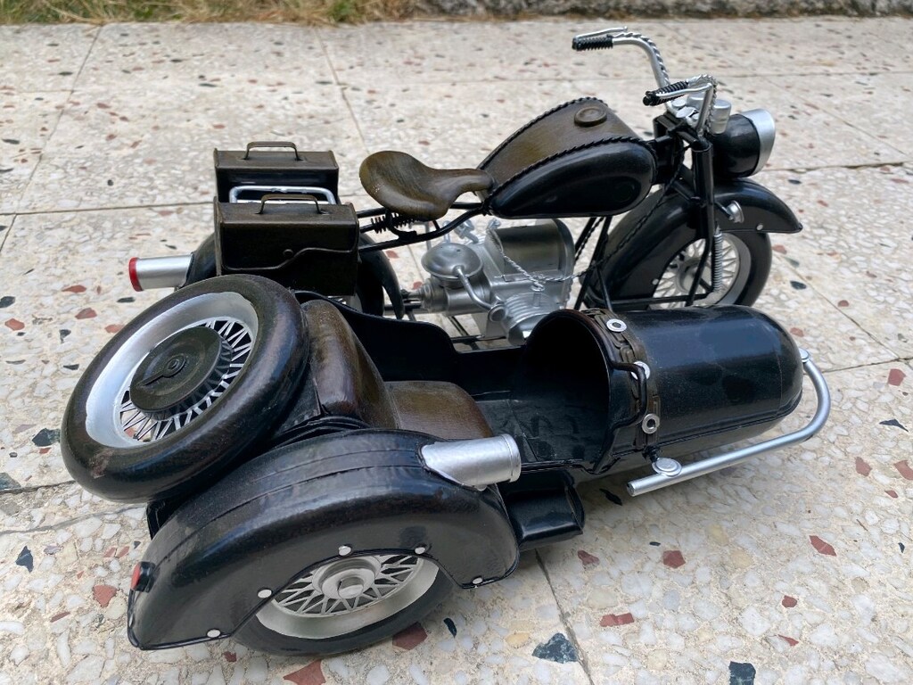 YENİ SEPETLİ METALİK MOTOR 32 cm uzunlukta - 10