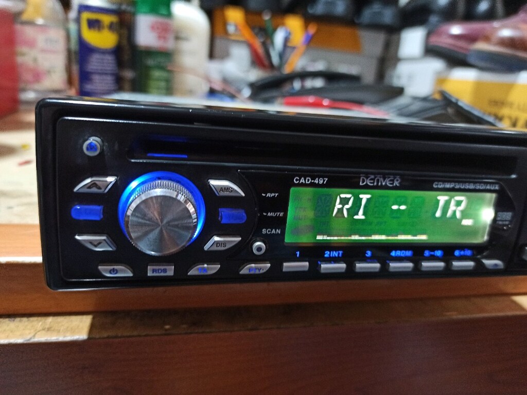 USB AUX RADYO tek anfi çıkışli oto teyp sorunsuz çalışır durumda - 4