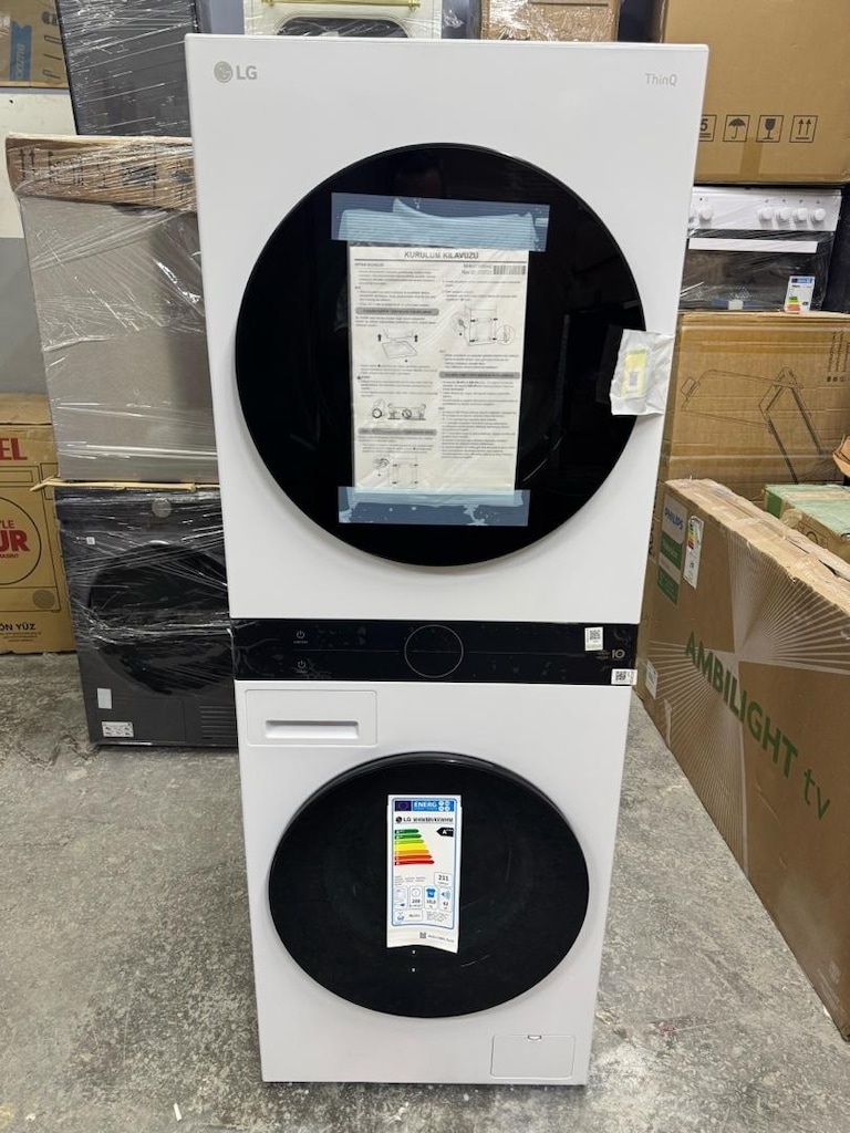 WashTower 12 Kg Yıkama 10 Kg Kurutma I Ortak Panelli Çamaşır ve Kurut - 2