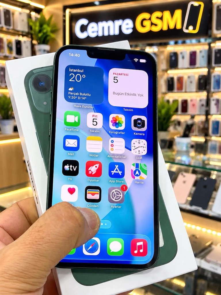 İPHONE 13 128 GB PİL 82 TAMAMEN ORJINAL TR CİHAZI HATASIZ - 2