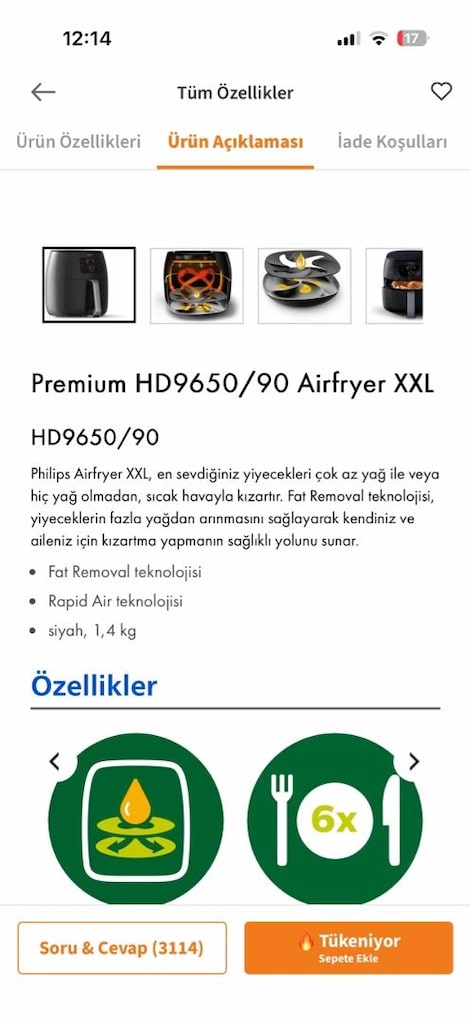 Philips Premium Airfryer XXL - 5