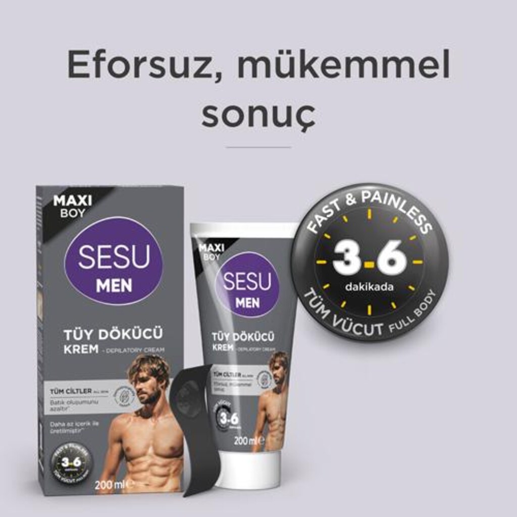 SESU MEN TÜY DÖKÜCÜ KREM - 6