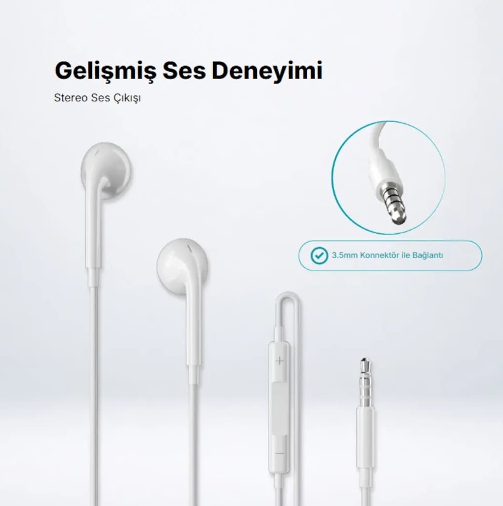 Ttec Rio Kumandalı ve Mikrofonlu Kulakiçi Kulaklık - Siyah - 4