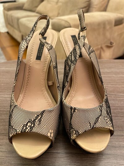 ZARA DANTEL SANDALET AYAKKABI
