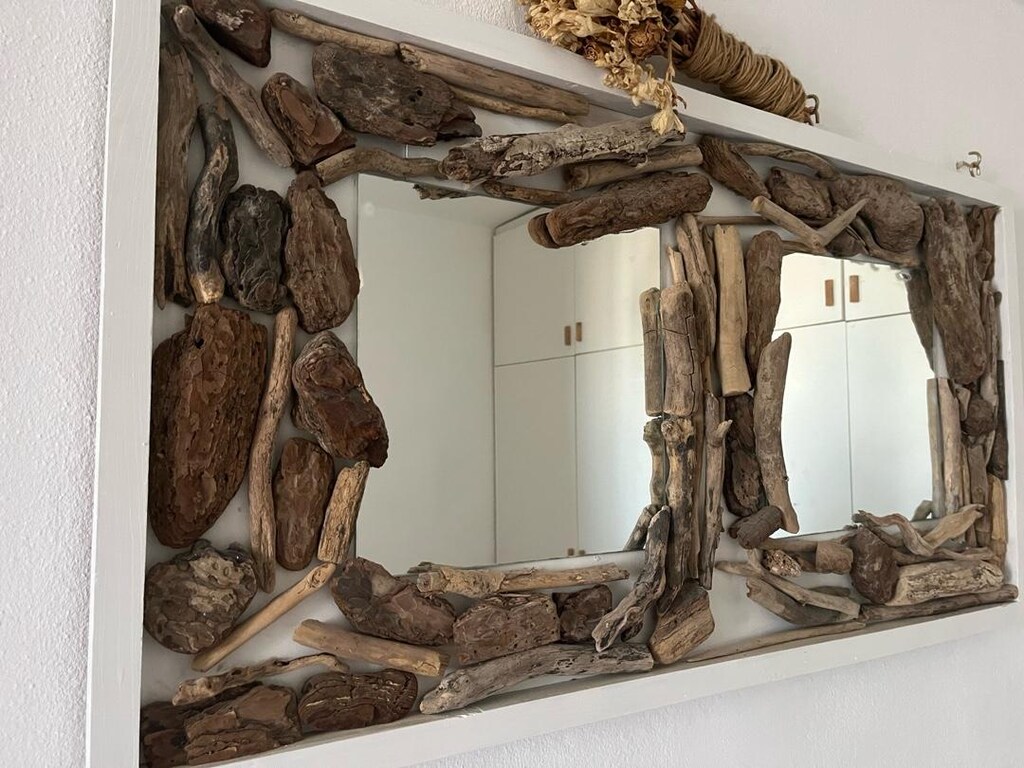 driftwood aynalı duvar tablosu - 3