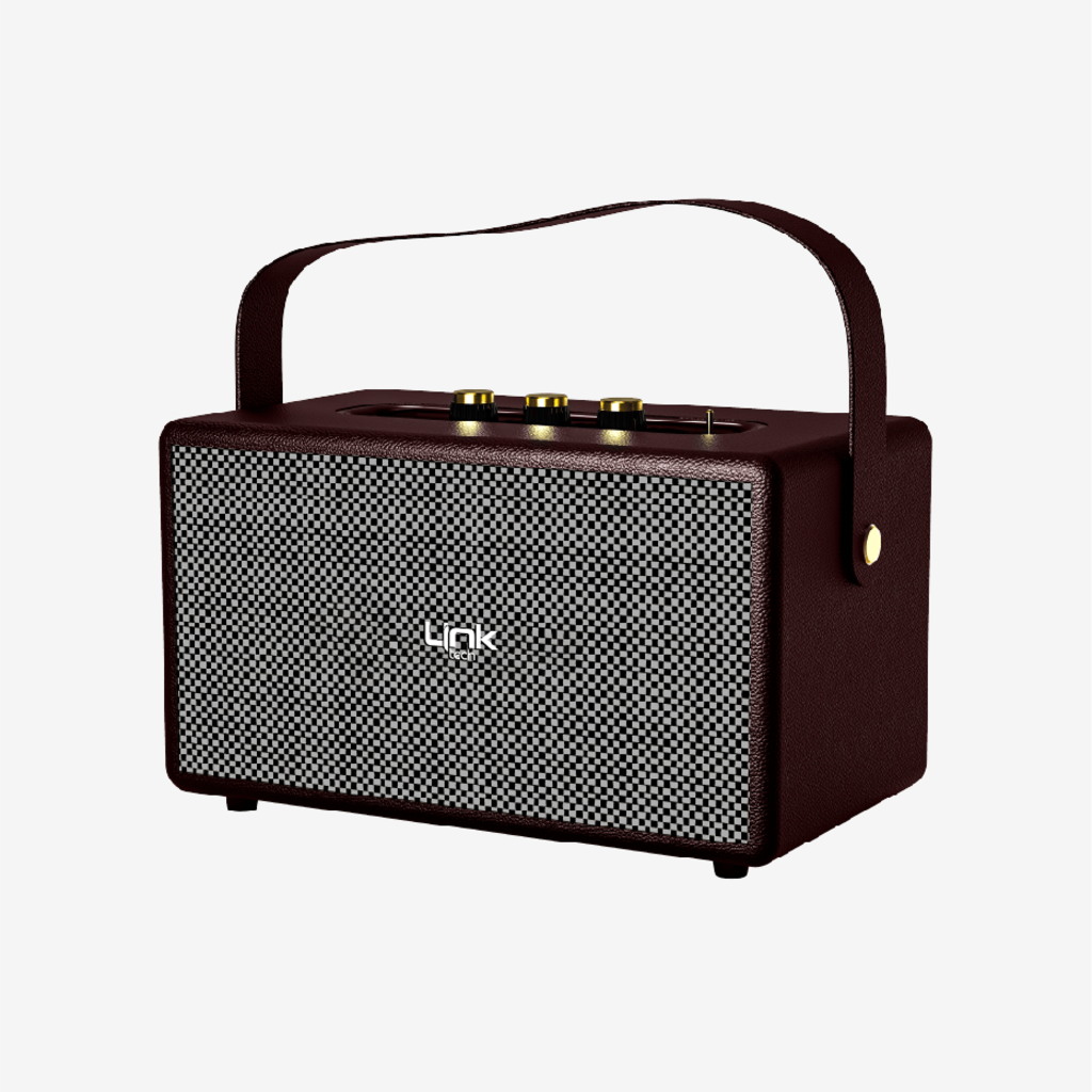 Retro Taşınabilir Mikrofonlu Bluetooth Radyo Hoparlör M402 - 3