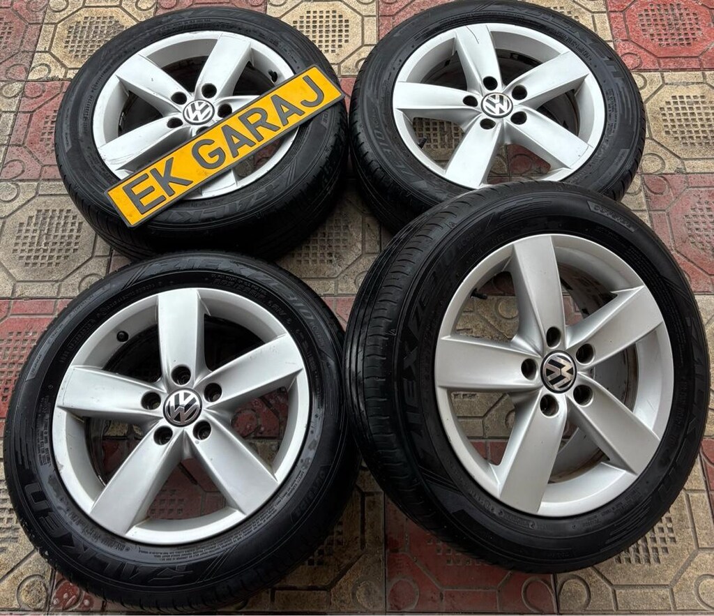 16 inç orjinal volkswagen jetta jant lastik 5*112 - 4