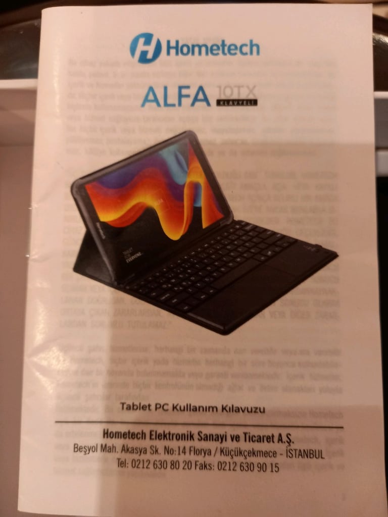 KLEVYE HOMETECH ALFA 10TK TABLET KLAVYESI - 7