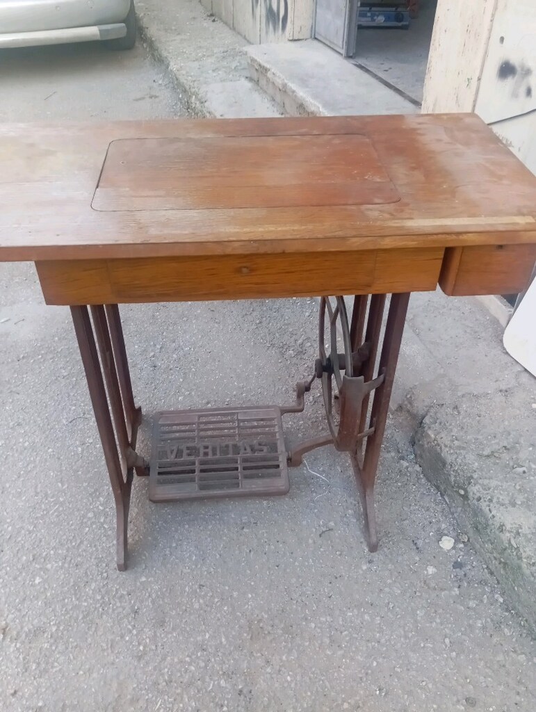 sağlam temiz eskilerden makina ayağı - 6