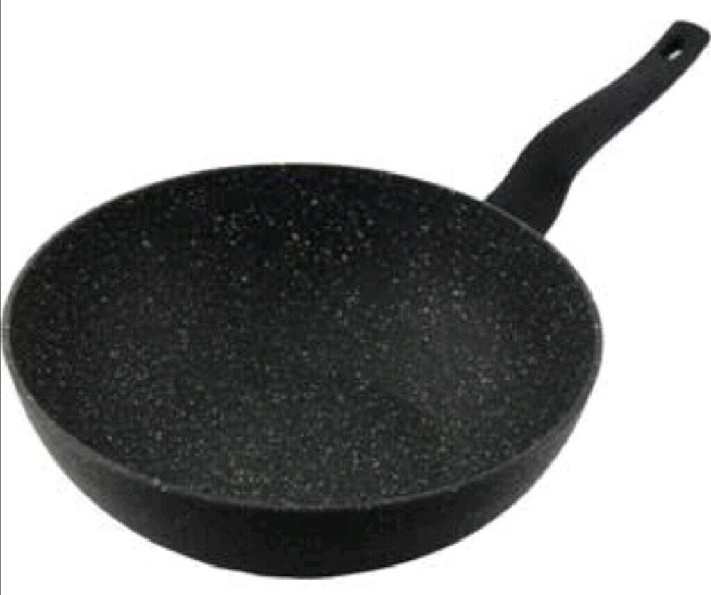 büyük boy granit Wok tava