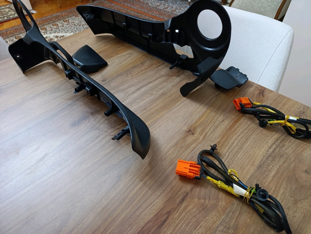 Fiorino ön koltuk döşeme plastik ve hava yastığı kablo tesisatı - 3