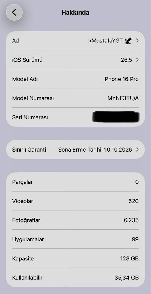 iPhone 16 Pro 128GB TR GARANTİLİ - 4