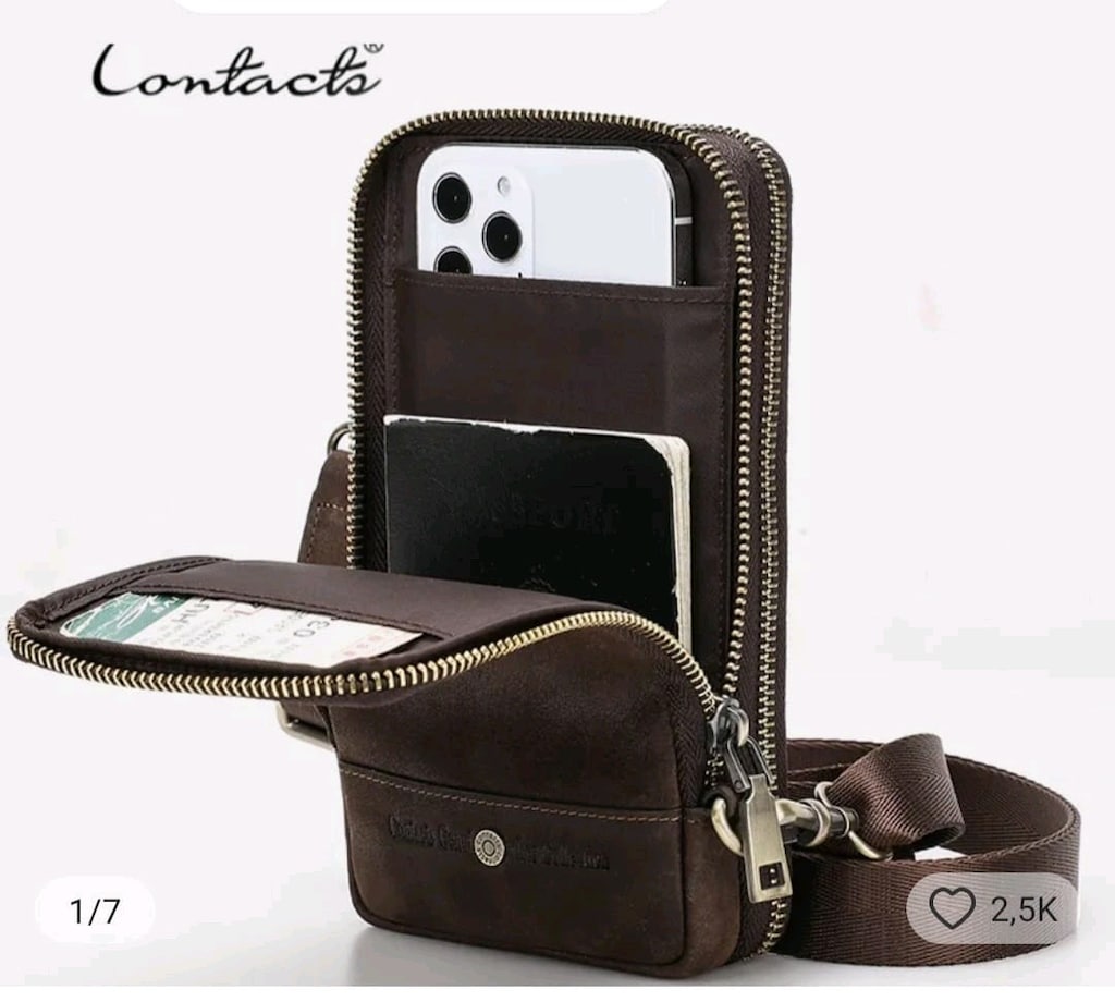 ORIGINAL LEATHER CROSS BELT BAG - 3