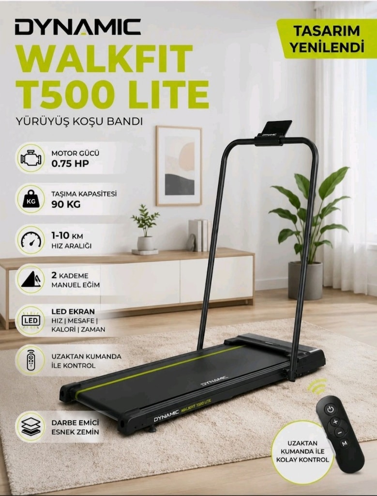 Dynamic Walkfit T500 HB Yürüyüş Bandı - 4