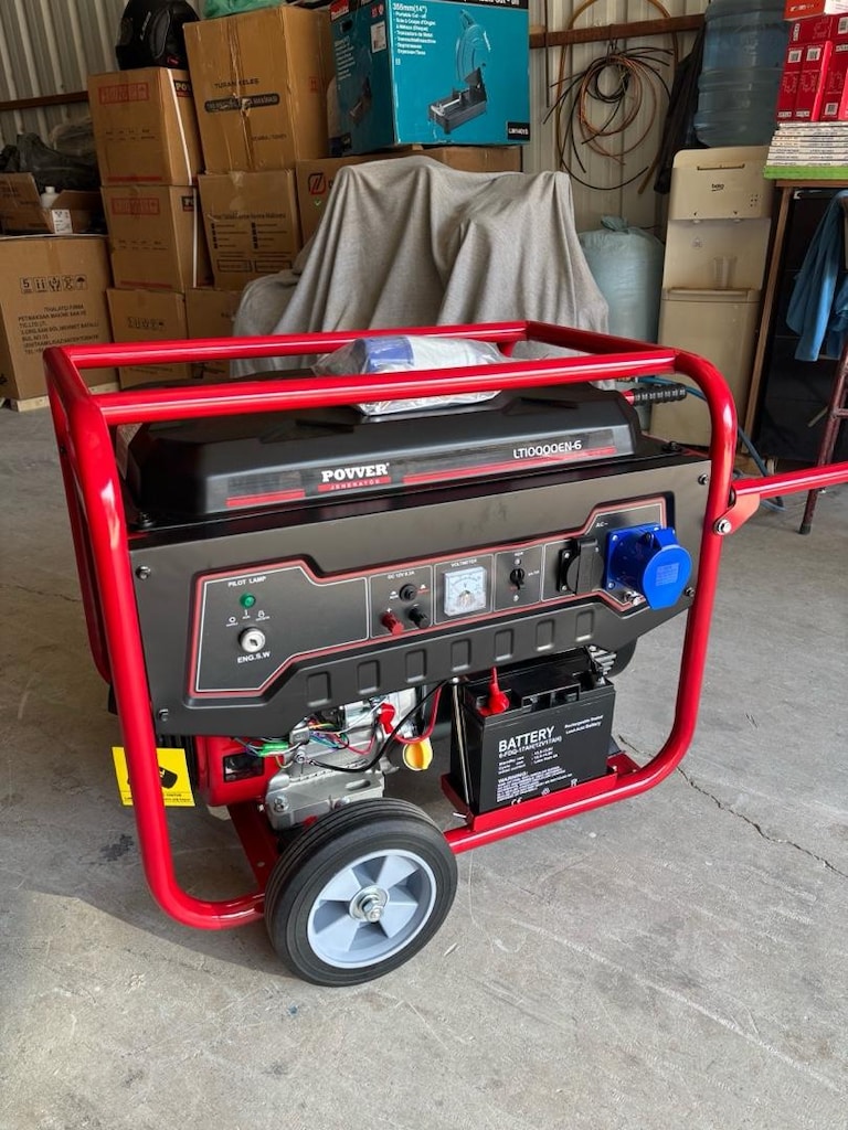 10 kW bakır sargılı marşlı benzinli keneretör - 4
