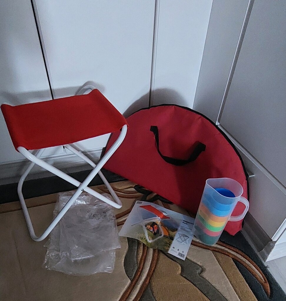 PİKNİK MASASI, Katlanır piknik iSandalye,bardak Takımı+ Sürahi - 9