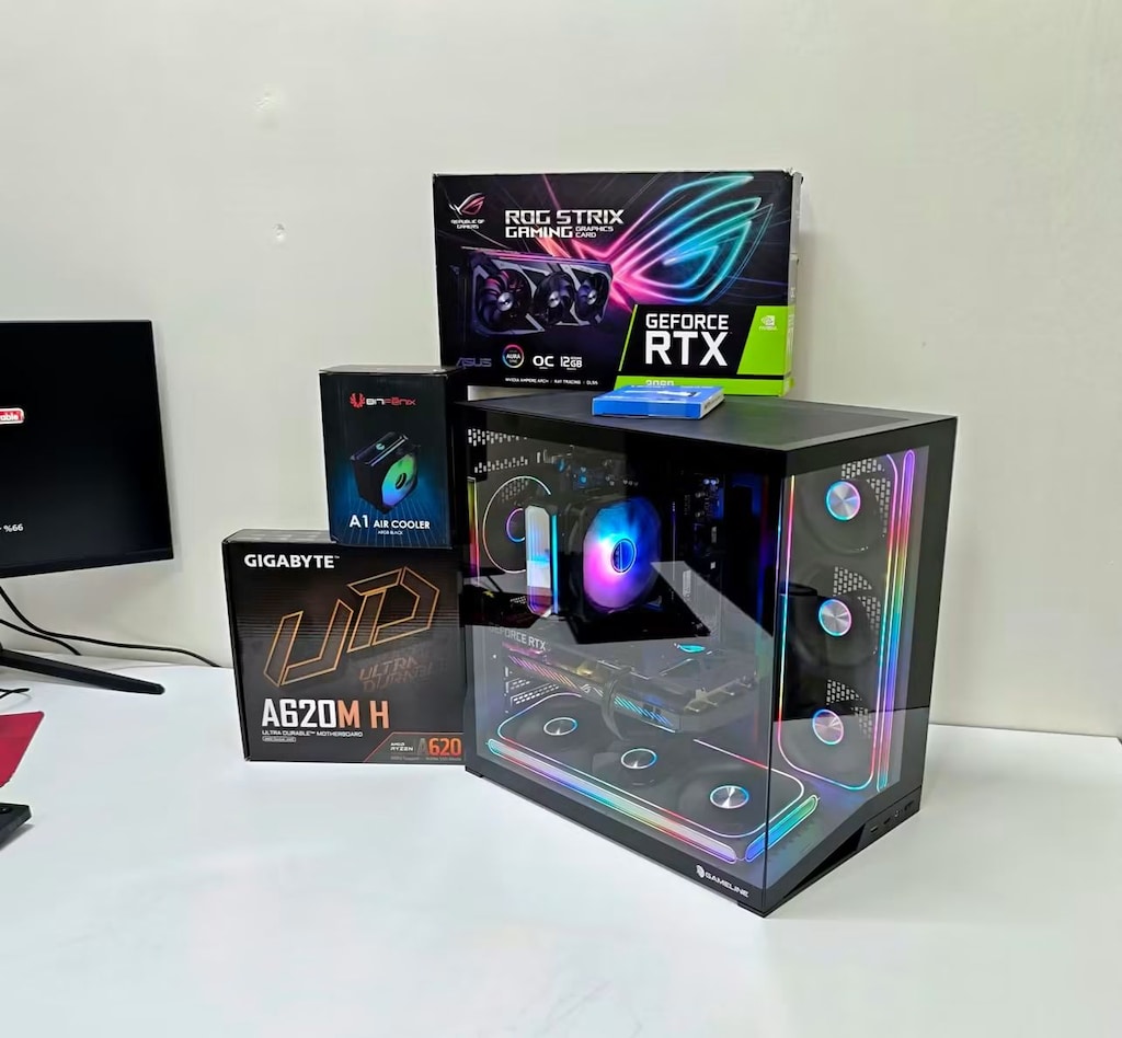AMD RYZEN 5 7500F // ASUS ROG RTX 3060 12GB //DDR5 6000 CL30 - 4