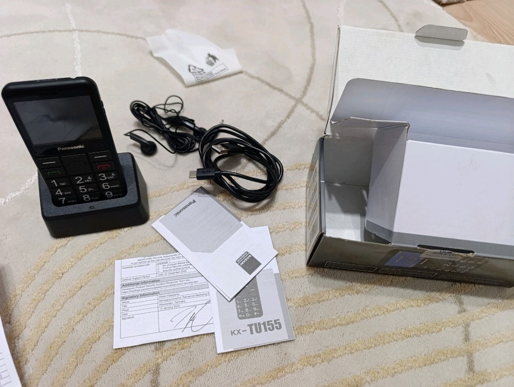 garantili Panasonic tuşlu telefon - 2