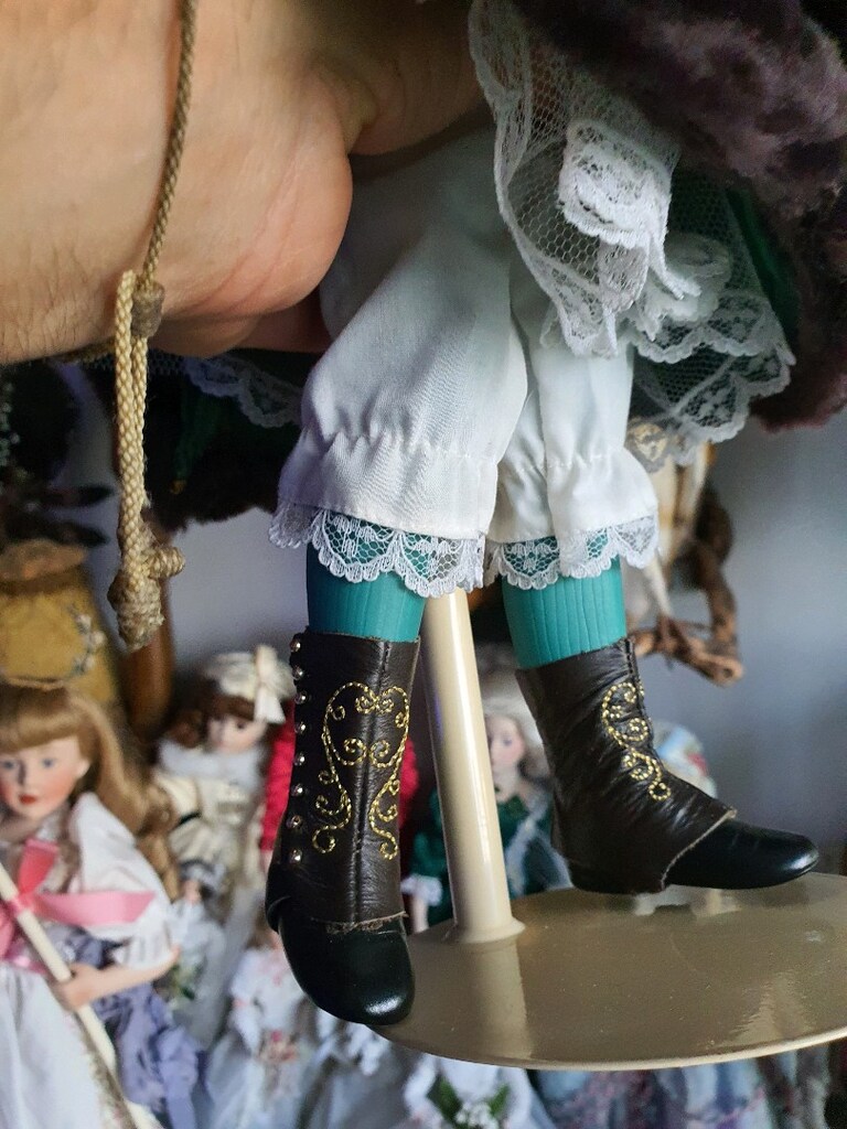 porselen bebek vintage damgalı sertifikalı koleksiyonluk - 18