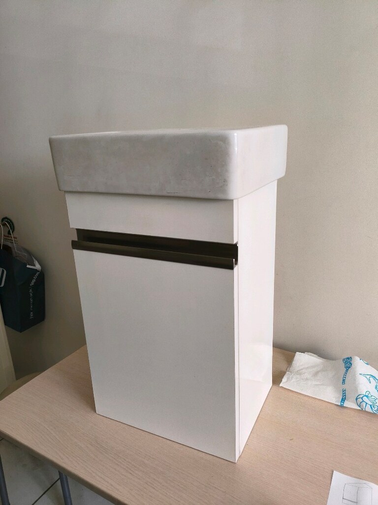Turkuaz Banyo ve Tuvalet Mini Köşe Lavabosu 37*28 - 6