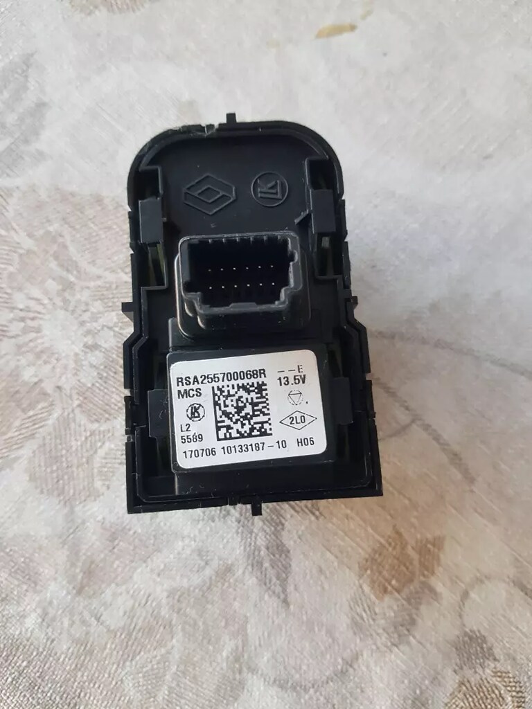 Renault Clio 4 Captur dikiz aynası ayar düğme modülü 2016-2019 modelle - 2