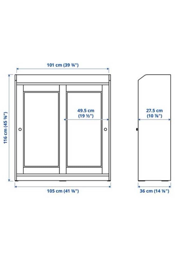 ikea Hauga Sürgülü Kapaklı Dolap - 3