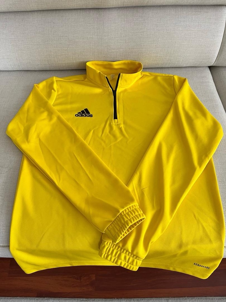 Adidas (Sıfır Ürün) Spor Sarı Sweatshirt
