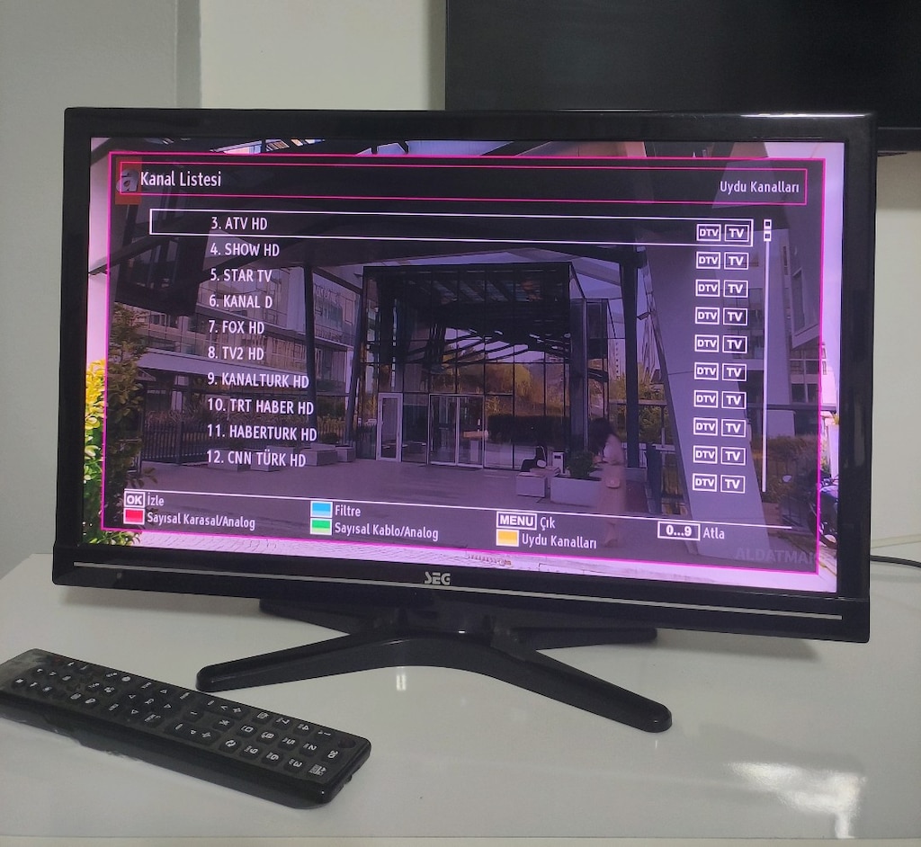 LED TV 55 ekran uydu alıcılı sorunsuz temiz - 5